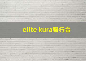 elite kura骑行台